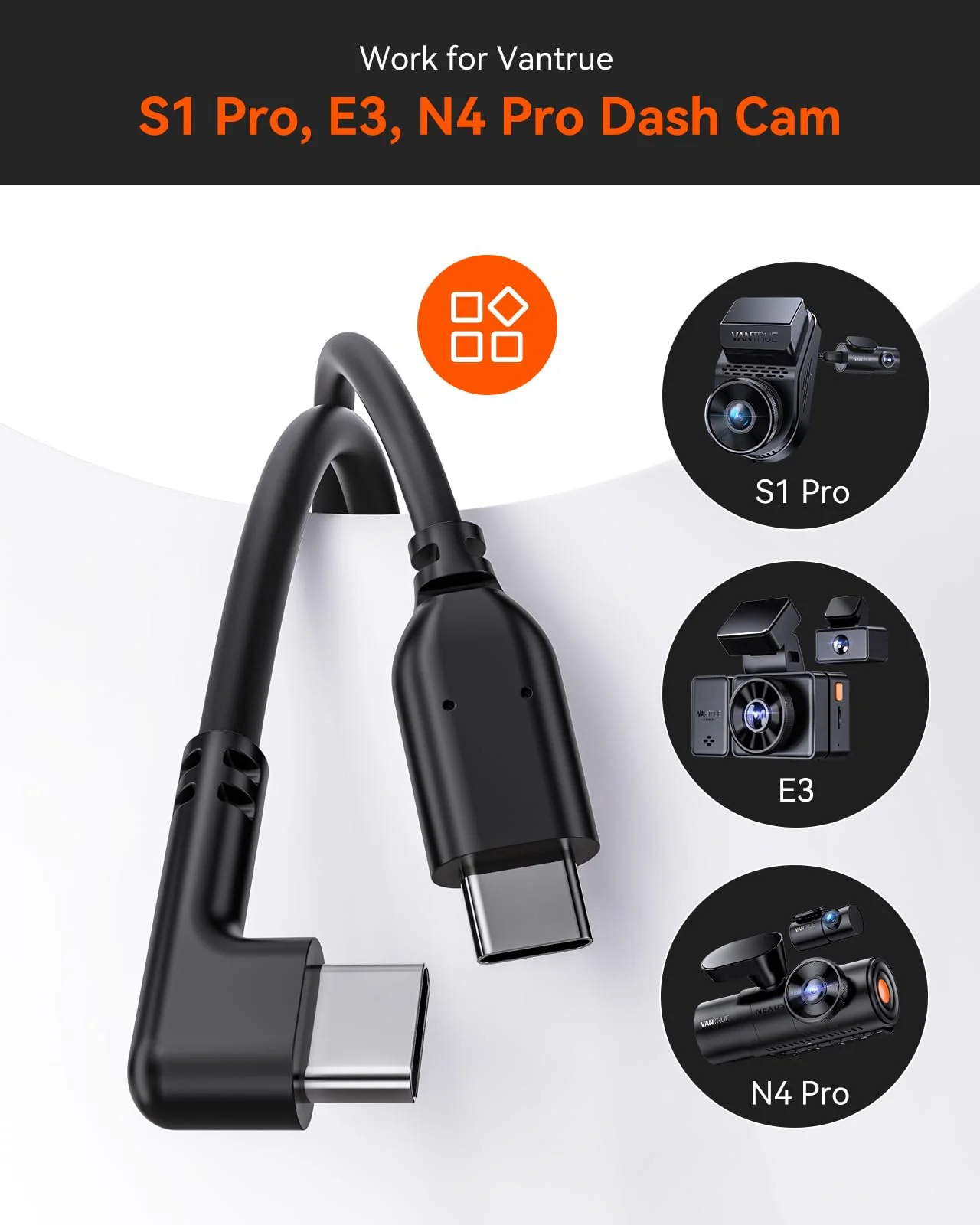 29.5ft Rear Camera Cable for N4 Pro | S1 Pro | E3 | N4 S  | S1 Pro MAX | N4PS - Image 4