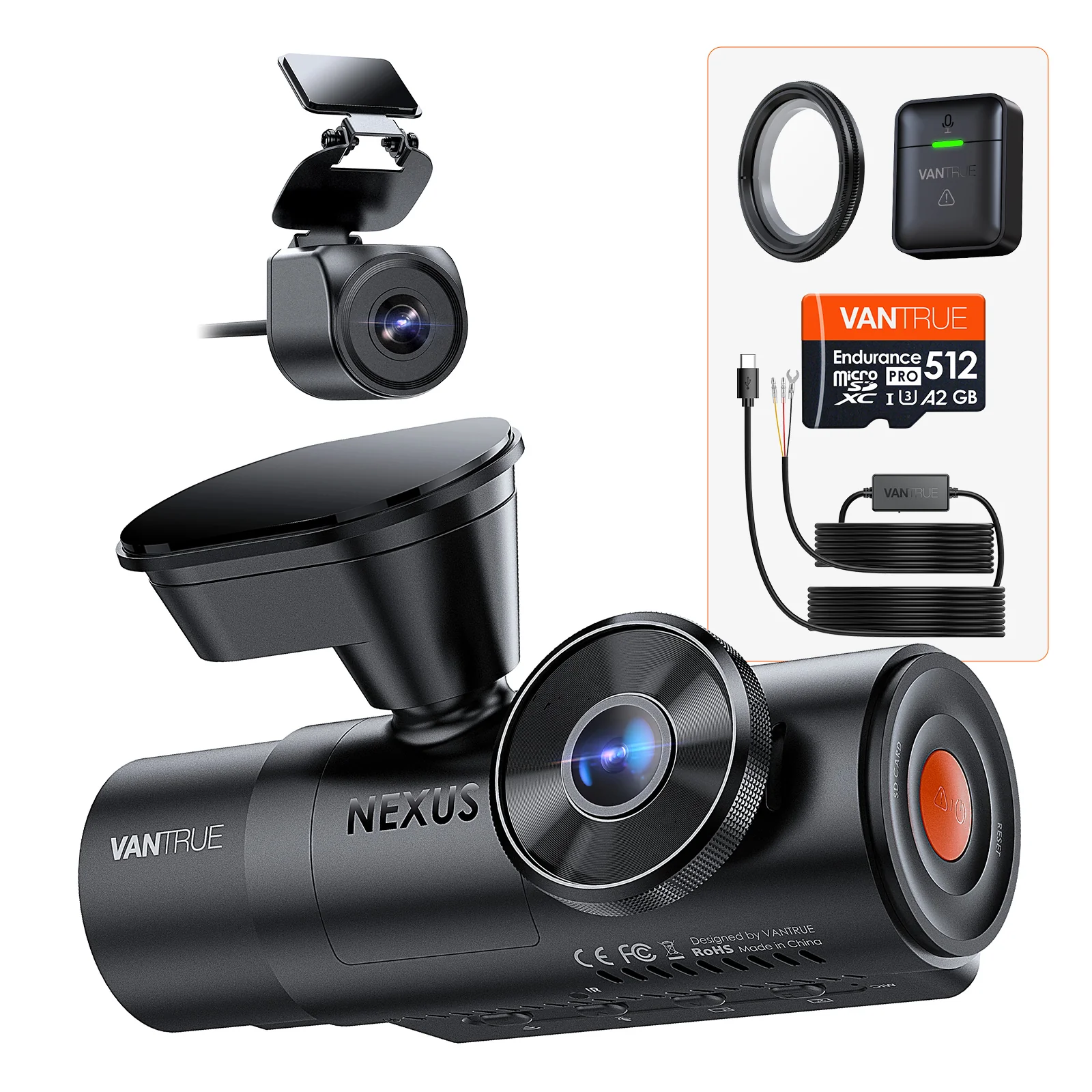 Bundle: N4 Pro S + VP03 Hardwire Kit + 512GB Card + CPL + Remote Controller