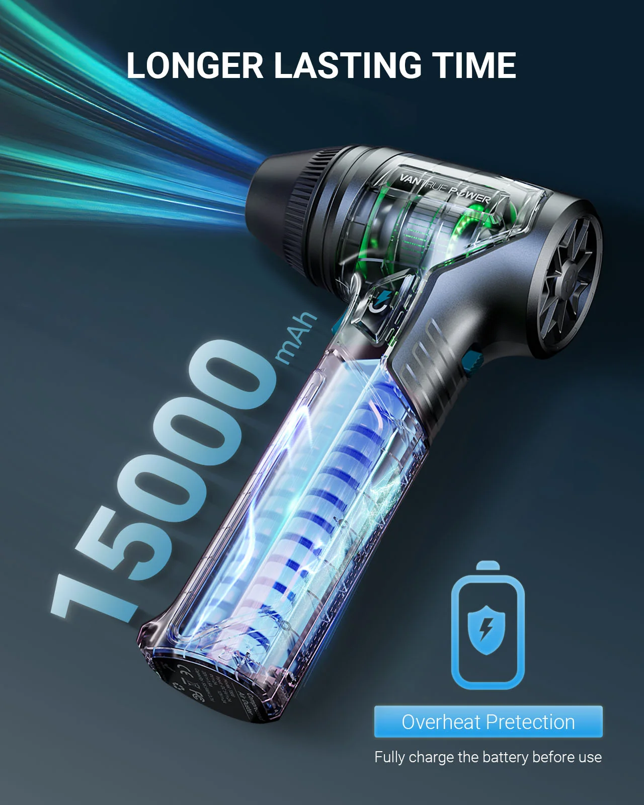 Vantrue Power Electric Air Duster - T800 - Image 10