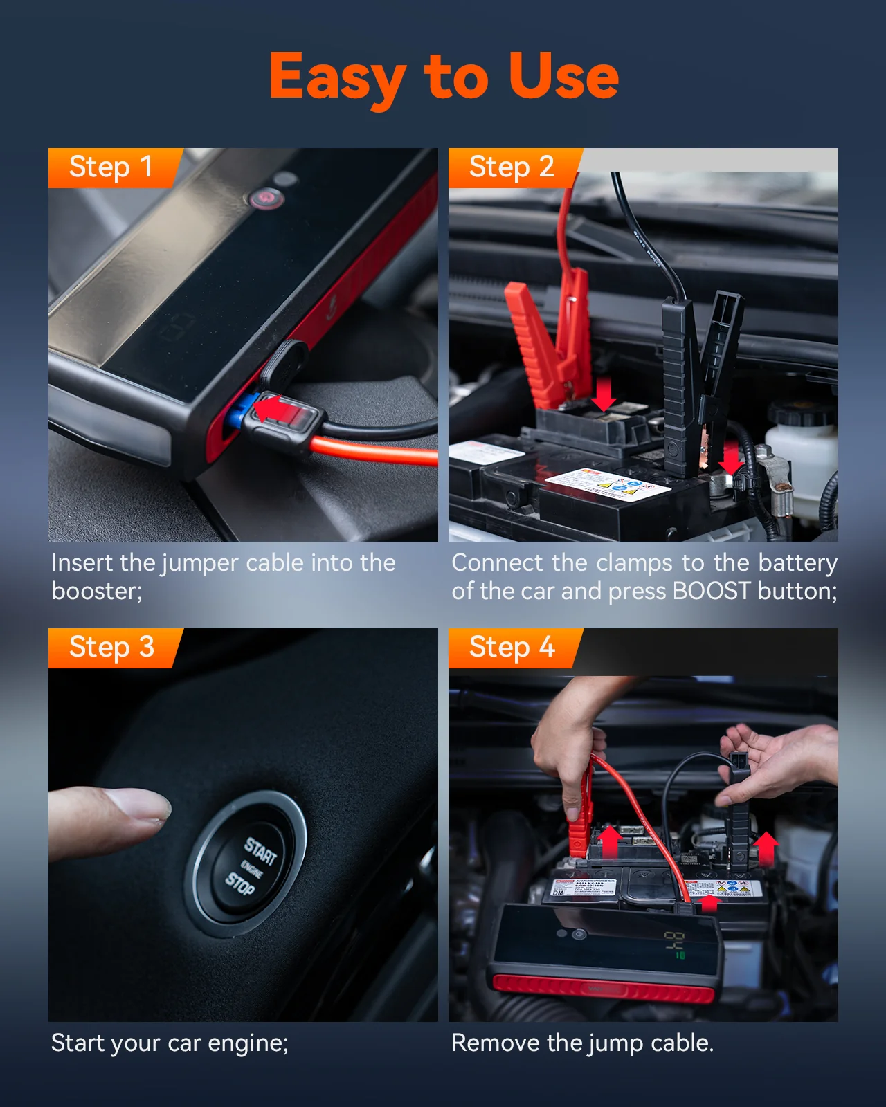 JS1 Car Jump Starter - Image 8
