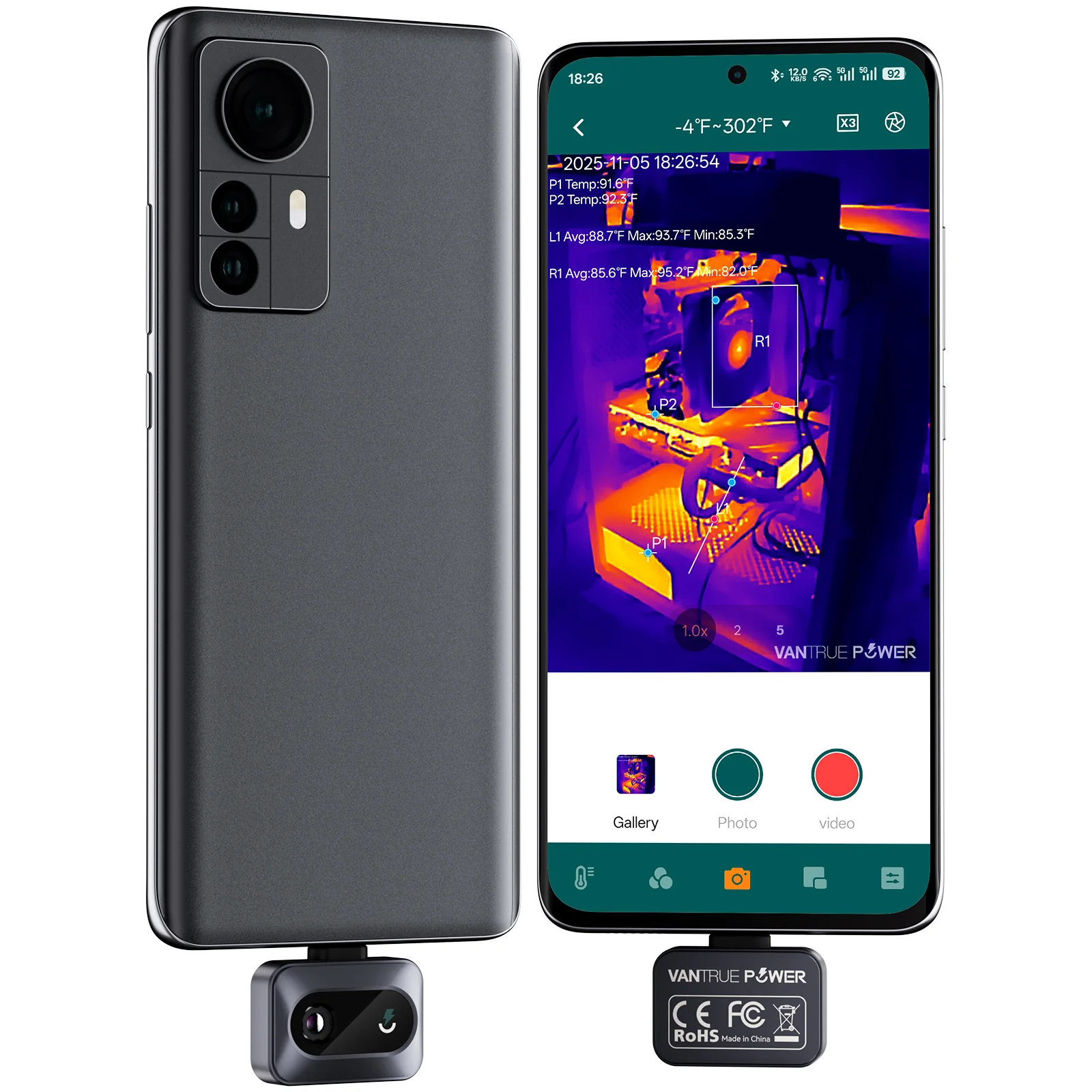 Vantrue Power Thermal Camera -TS1 - Image 2