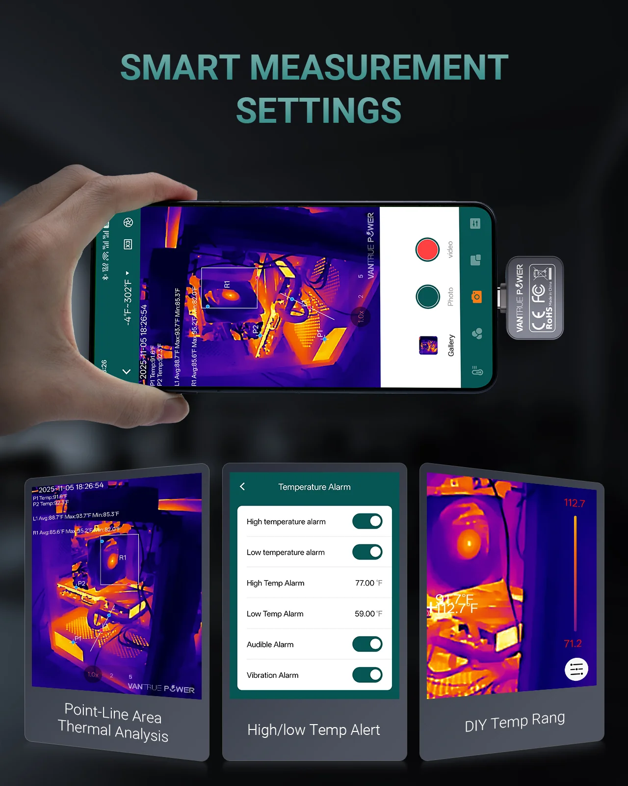 Vantrue Power Thermal Camera -TS1 - Image 6