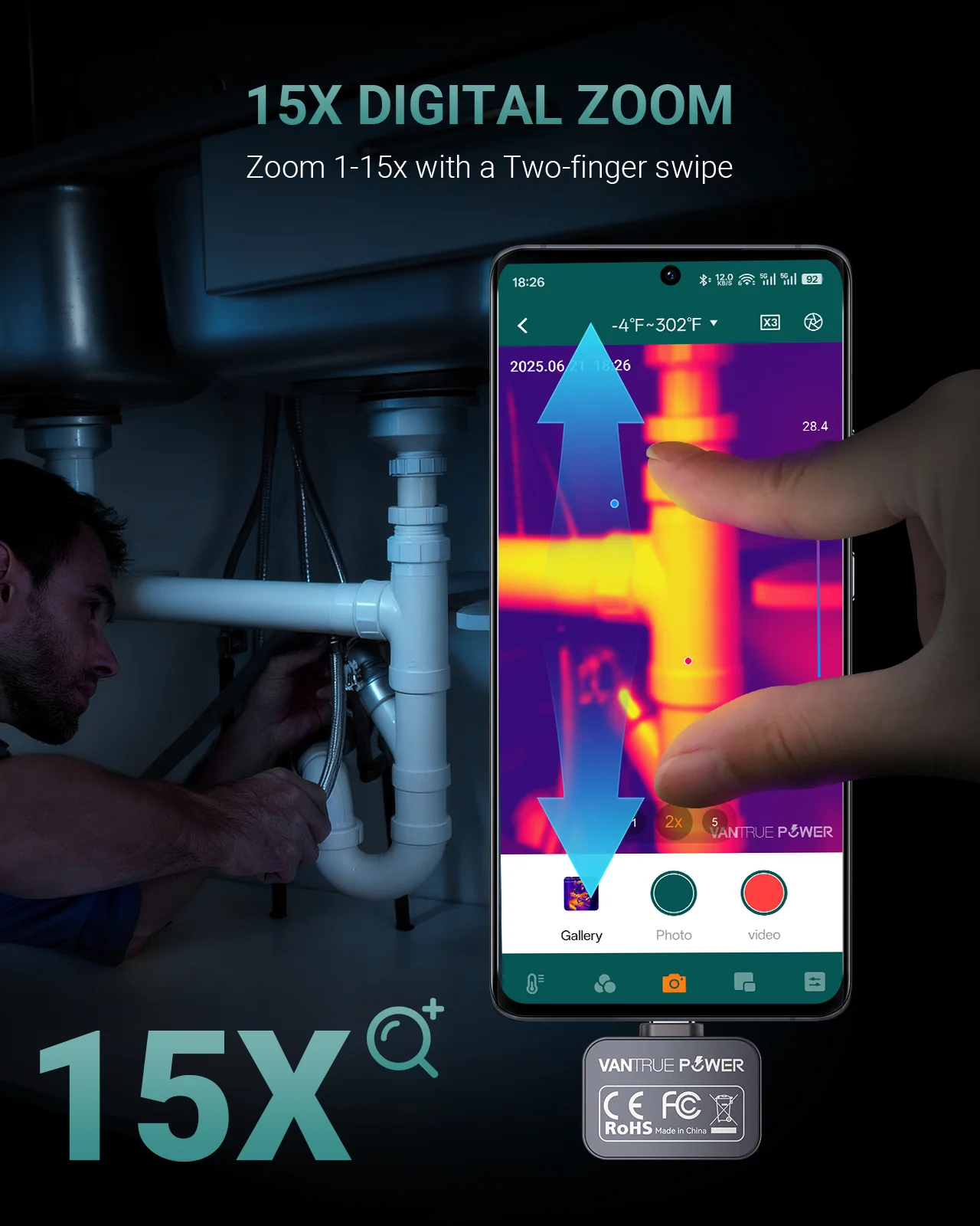 Vantrue Power Thermal Camera -TS1 - Image 8