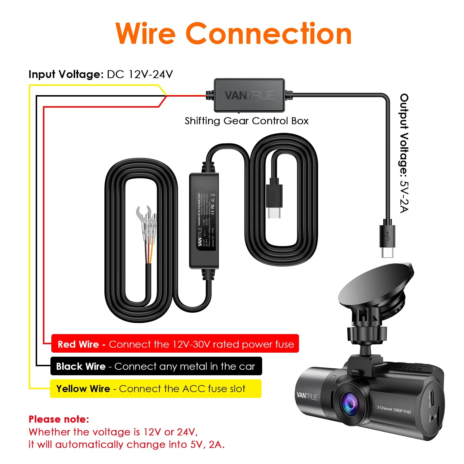 Universal 11.5ft ACC Hardwire Kit - Image 6