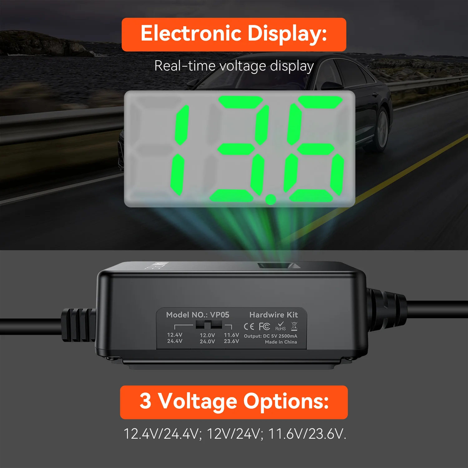 Voltage Display Hardwire Kit - Image 5